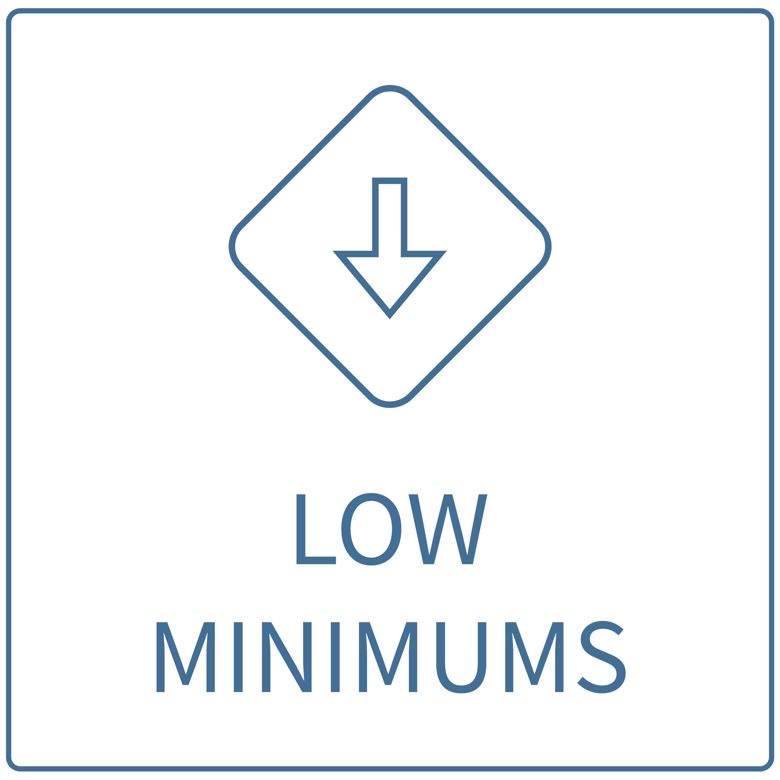 Low Minimums